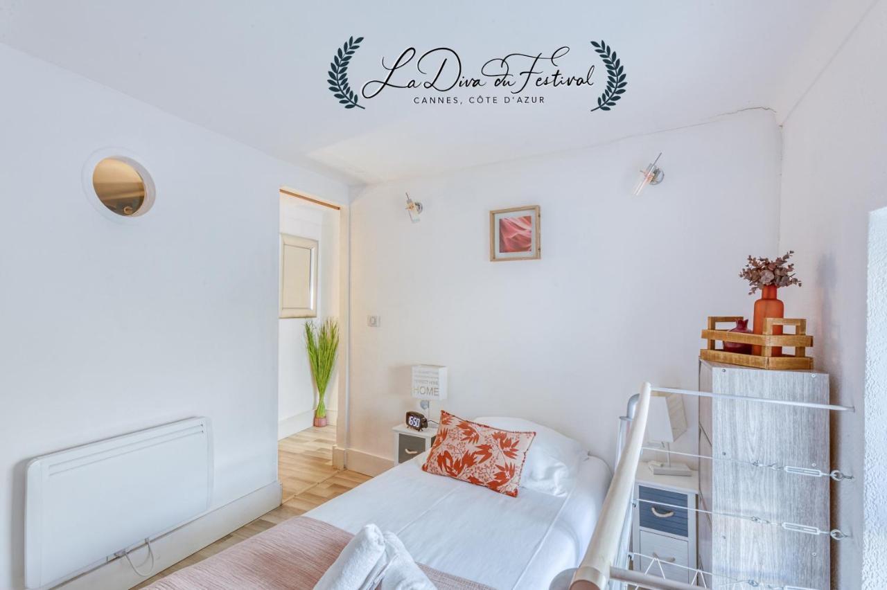 La Diva Du Festival - 10 Mn A Pied Palais & Plages - Cosy & Calme - Clim - Wifi 칸느 외부 사진